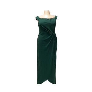 Adrianna Papell Green Plus-Size Bodycon Dress